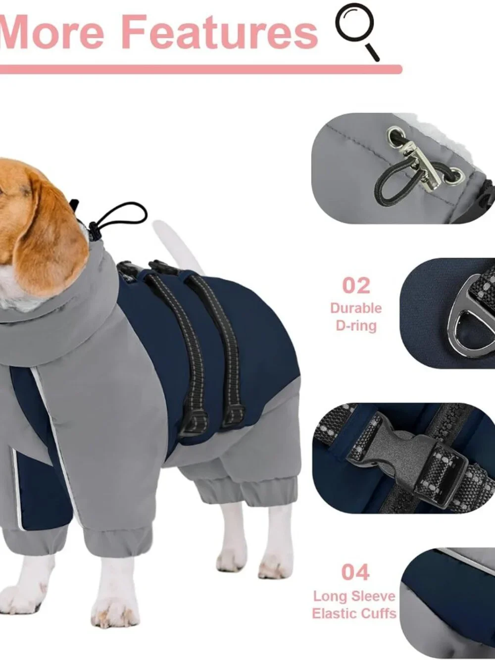 KOESON Four Legged Winter Coat